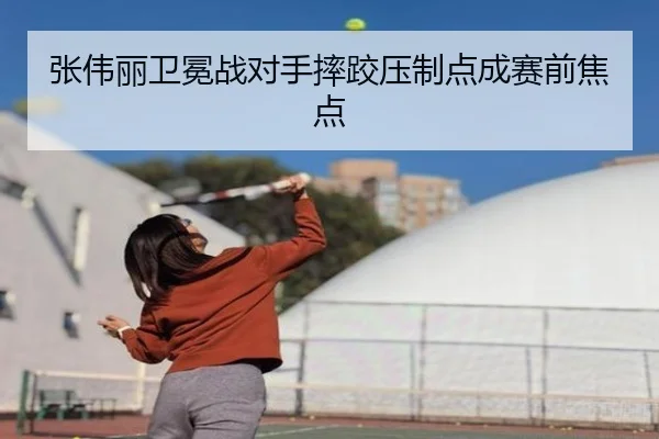 张伟丽卫冕战对手摔跤压制点成赛前焦点 - ManBetX